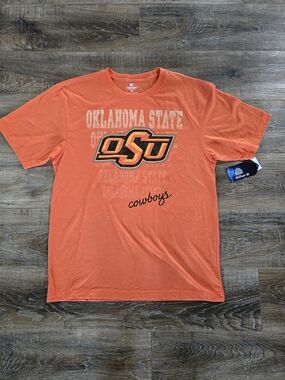 Colosseum Orange Oklahoma State OSU Cowboys Short-Sleeve Tee Large